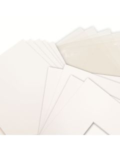8-1/2x11 Bainbridge Standard White Foam Board 50 sheets 