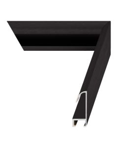 Brushed Satin Black Metal Frame