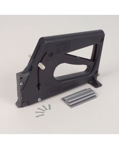 Fletcher FrameMaster Point Driver and wax-free, stackable points make light work of assembling a large number of wood frames