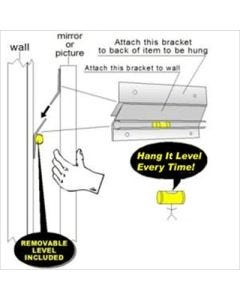 Hangman wood picture framing hanging system is extra strong and holds up to 200 pounds.