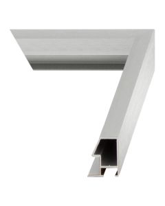 Brushed Aluminum Metal Picture Frame