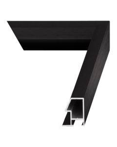 Brushed Black Metal Picture Frame
