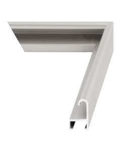 Frosted Silver Metal Picture Frame