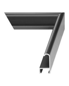 Contrast Grey Metal Picture Frame