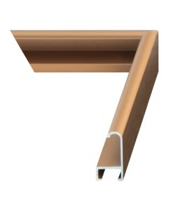 Frosted Umber Metal Picture Frame