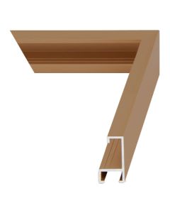 Frosted Umber Metal Picture Frame