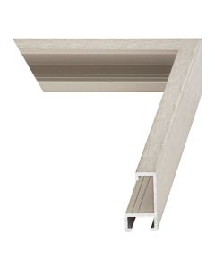 Silver Linen Metal Picture Frame