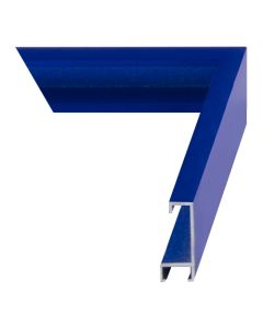 Galactic Blue Metal Picture Frame