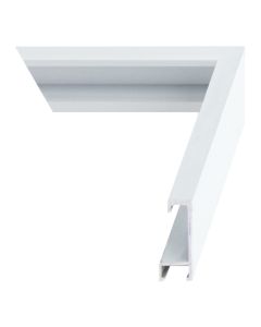 Bright White Metal Picture Frame