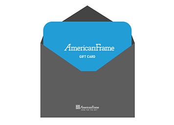 AmericanFrame.com gift cards are the perfect gift for artists