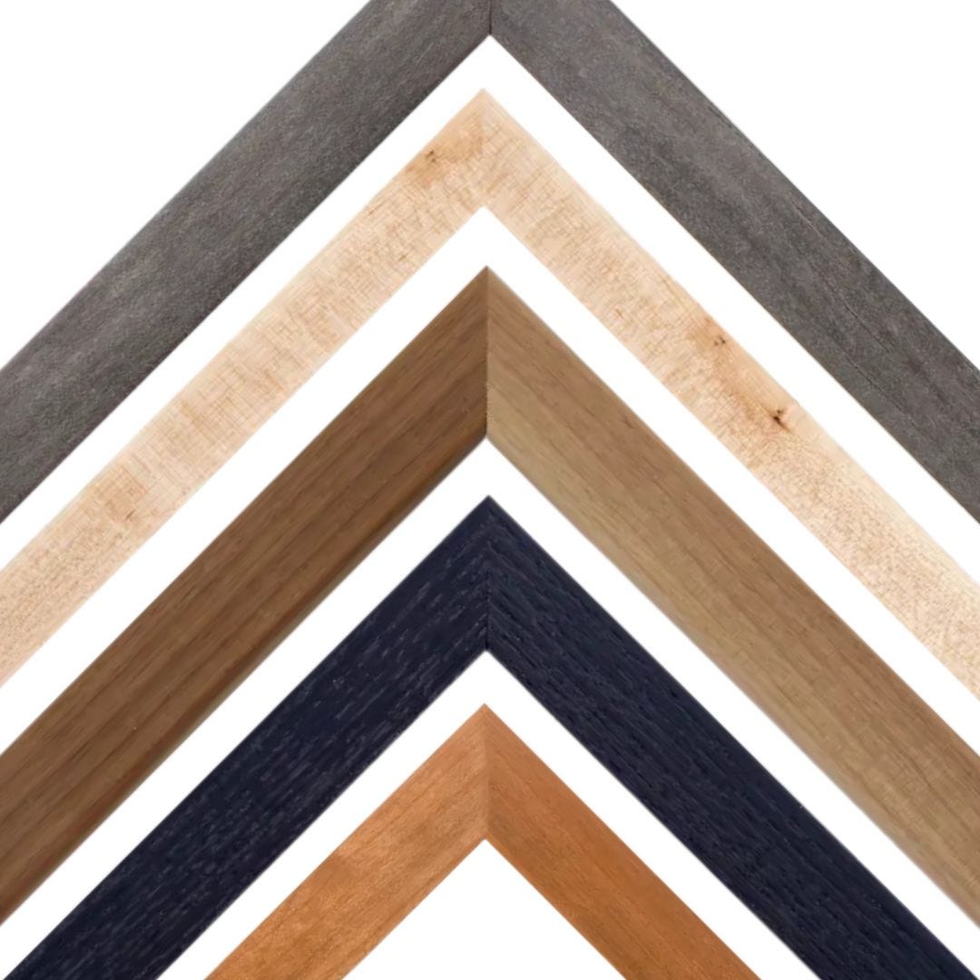 FSC certified solid hardwood picture frame made in America