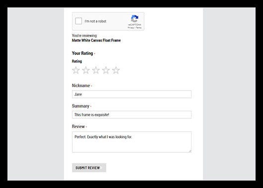 Review your favorite products and see your past reviews Review your favorite products and see your past reviews