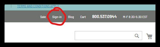 To start creating an account click sign in at the top of the page To start creating an account click sign in at the top of the page