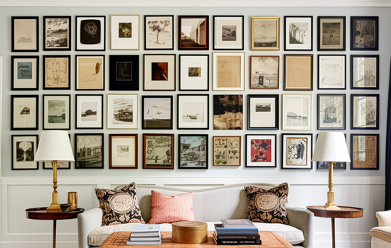 An example of a mixed gallery wall An example of a mixed gallery wall