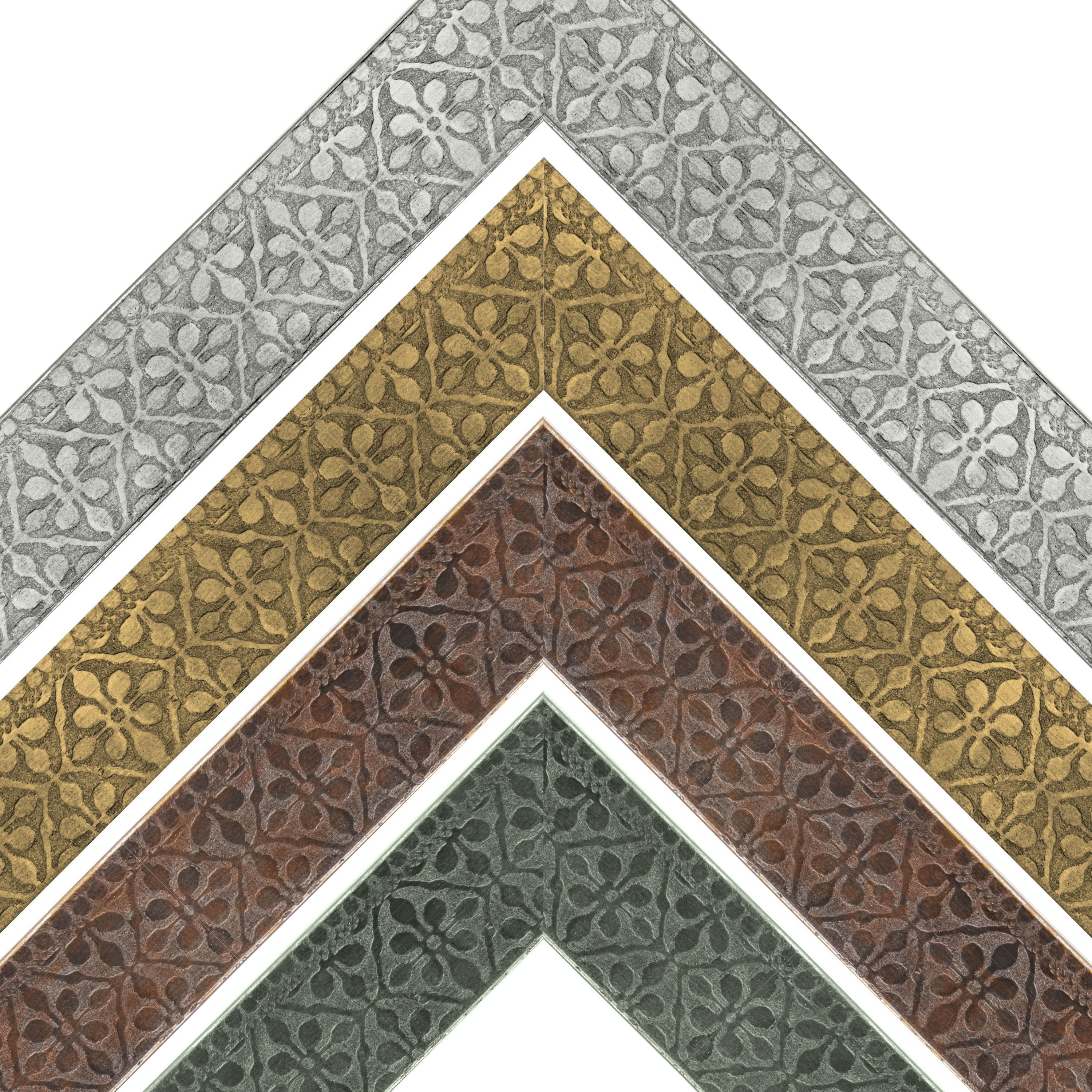 Moroccan-inspired collection of custom wood picture frames