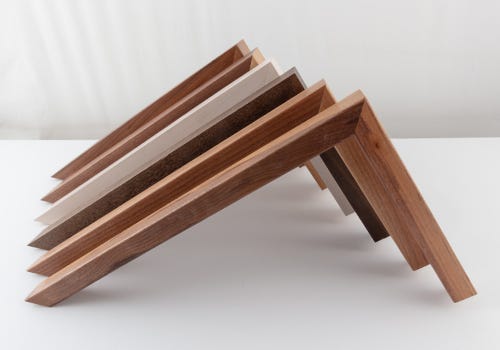Solid cherry, ash, maple and walnut wooden picture frames Solid cherry, ash, maple and walnut wooden picture frames
