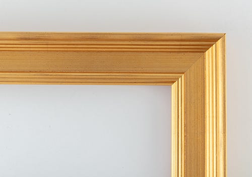 Gold leaf wood frame from Larson Juhl's Academie Collection Gold leaf wood frame from Larson Juhl's Academie Collection
