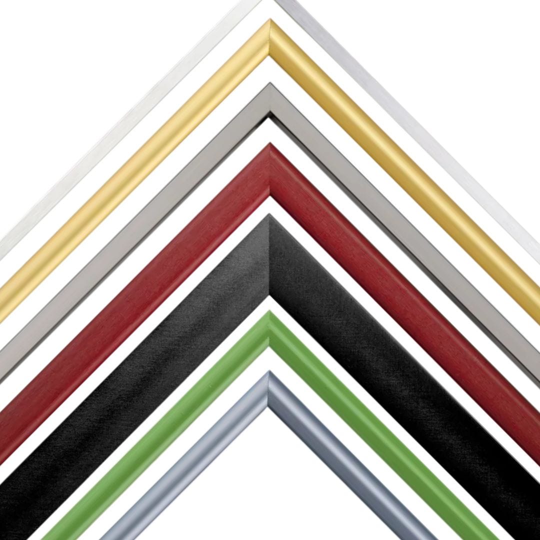 Collection of Nielsen custom metal picture frames