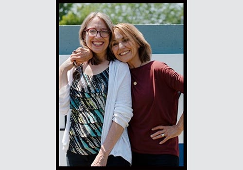 Dana Dunbar and Laura Jajko, American Frame owners and sisters Dana Dunbar and Laura Jajko, American Frame owners and sisters