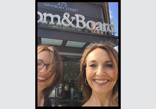 A sister selfie, taken in Boston A sister selfie, taken in Boston