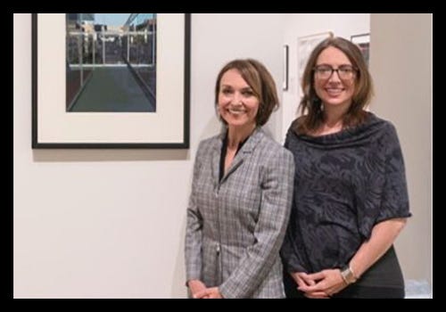 American Frame co-owners, Laura Jajko and Dana Dunbar American Frame co-owners, Laura Jajko and Dana Dunbar