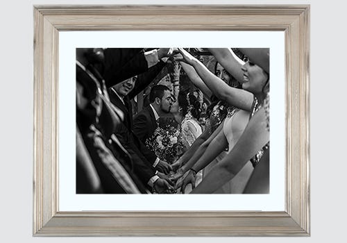 A cherished moment from your wedding day makes a great framed gift A cherished moment from your wedding day makes a great framed gift
