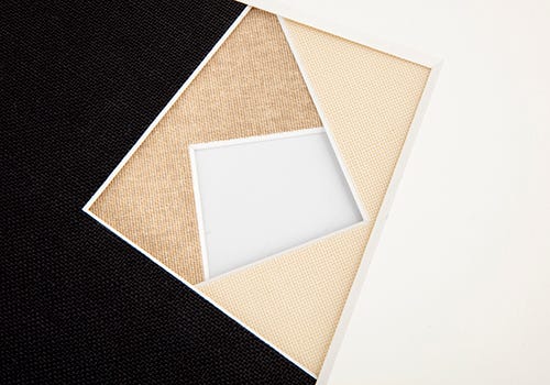 Mat boards vary in thickness and texture Mat boards vary in thickness and texture