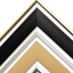 Canvas depth custom metal picture frames