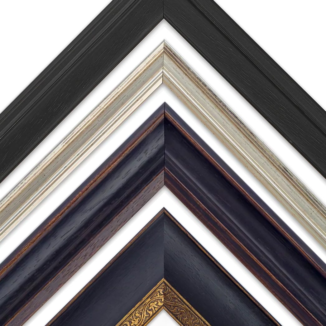 Economically priced custom wood picture frames