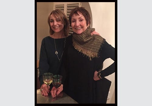 Laura with her mother, Elaine Mickel Laura with her mother, Elaine Mickel
