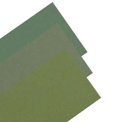 Green custom cut picture frame mats from Crescent and Bainbridge Artcare