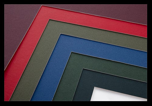 Peterboro conservation mat boards in classic colors Peterboro conservation mat boards in classic colors