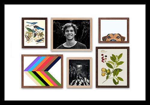 Mix and match the picture frame kits Mix and match the picture frame kits