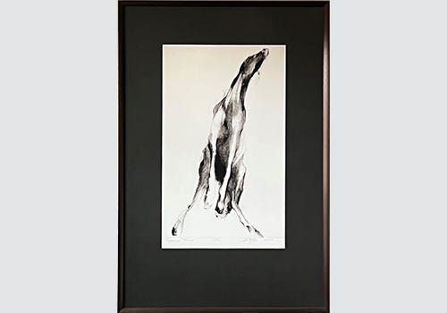 Rearing Horse, Charcoal by Elaine Mickel Rearing Horse, Charcoal by Elaine Mickel