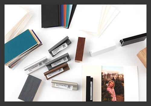 Samples are an important part of choosing the right frame treatment Samples are an important part of choosing the right frame treatment