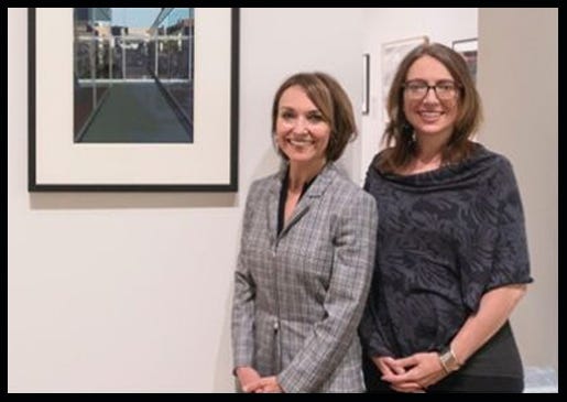 Laura and Dana, with American Frame-d and matted artwork Laura and Dana, with American Frame-d and matted artwork