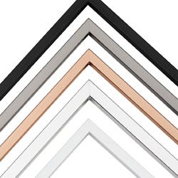 Narrow Nielsen custom metal picture frames